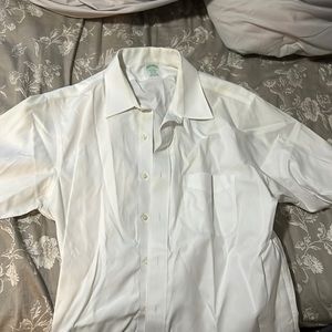Brooks brothers white dress shirt size 17-34
